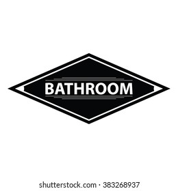 Bathroom signs