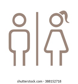 Bathroom signs