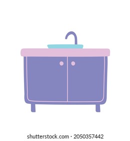 bathroom sink and faucet icon