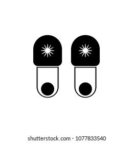 bathroom slippers illustration. Element of a bathroom for mobile concept and web apps. Detailed bathroom slippers illustration can be used for web and mobile. Premium icon on white background