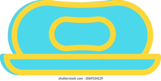 Bathroom soap, illustration, vector, on a white background.
