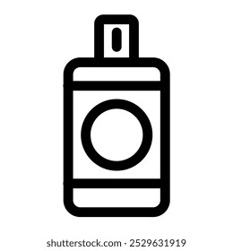 Dispensador de pulverização de banheiro - ícone de banheiro limpo e moderno