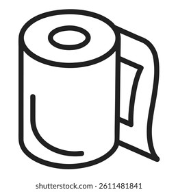 Bathroom tissue con vector illustration on white background