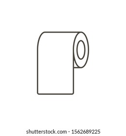 Bathroom, bathroom tissue icon. Simple element illustration from UI concept.