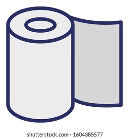 
Bathroom tissue roll, coucou Isolated Vector icon which can be easily modified or edited
