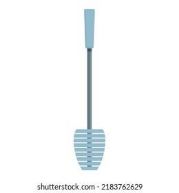 Bathroom toilet brush icon cartoon vector. Clean bowl. Cleaner bristle