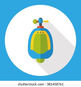 bathroom toilet flat icon