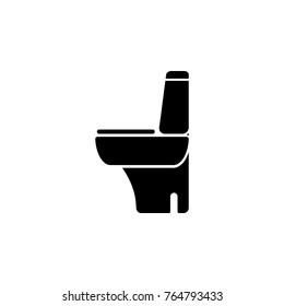 bathroom toilet icon. Plumbing element icon. Premium quality graphic design. Signs, outline symbols collection icon for websites, web design, mobile app, info graphics on white background