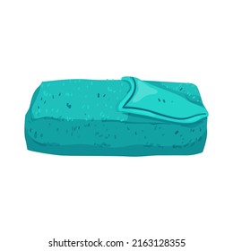 bathroom towel color icon vector. bathroom towel sign. isolated symbol illustration