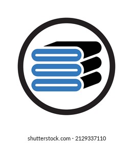 Badezimmertuch oder Handtuchsymbol