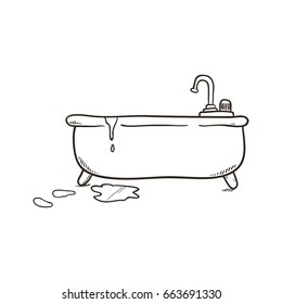 Drawing A Bath - Never leave a child unattended when you are drawing