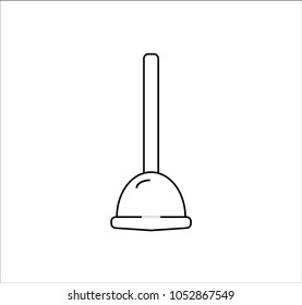 Bathroom utensils vector icon