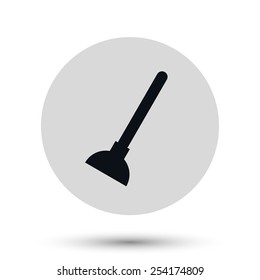Bathroom utensils vector icon