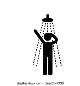 15,347 Man shower icon Images, Stock Photos & Vectors | Shutterstock