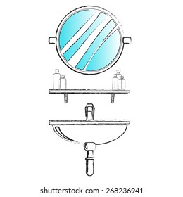 bathroom vector design
