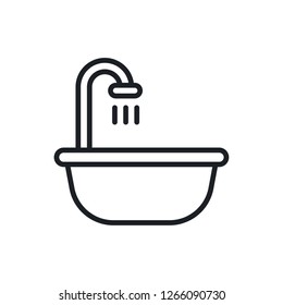 bathroom vector icon