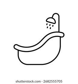 Badezimmer Vektorsymbol Vektorsymbol Konzept Stockgrafik