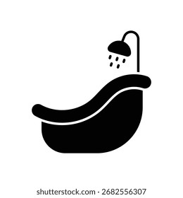 Badezimmer Vektorsymbol Vektorsymbol Konzept Stockgrafik
