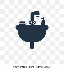 Bathroom vector icon isolated on transparent background, Bathroom transparency concept can be used web and mobile