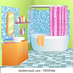 Bathroom - vector illustration