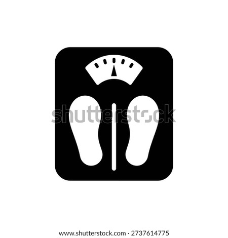 Bathroom Weighing Scale Body Weight Icon