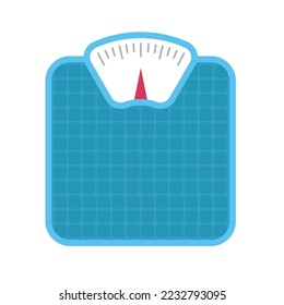 bathroom weight scale flat vector illustration modern logo icon design isolated on white background