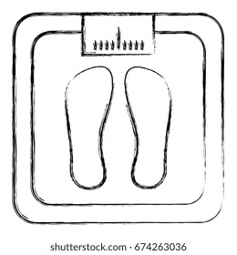 bathroom weight scale icon