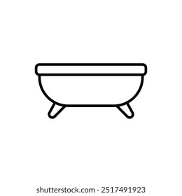 Bathtub for bathing with soap and a shower