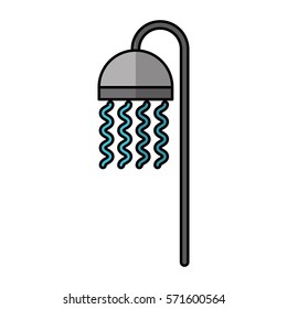 bathtub faucet isolated icon vector illustration design