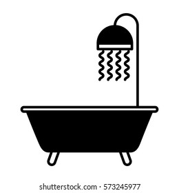 bathtub faucet isolated icon vector illustration design
