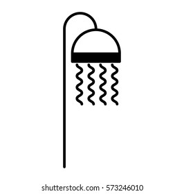 bathtub faucet isolated icon vector illustration design