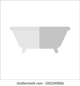 bathtub flat icon