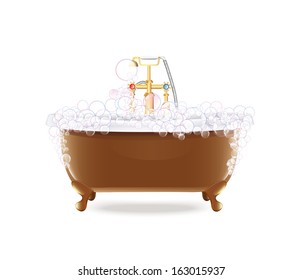 Bathtub With Foam