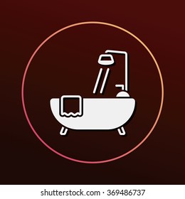 bathtub icon