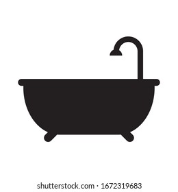 Bathtub Icon Trendy Design Template Bathtub Stock Vector (Royalty Free ...