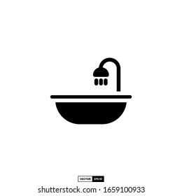 bathtub icon, design inspiration vector template for interface and any purpose