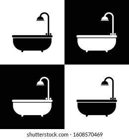 Bathtub icon illustration isolated vector sign symbol