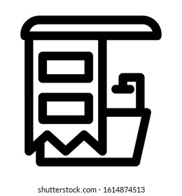 bathtub icon isolated sign symbol vector illustration - high quality black style vector icons
