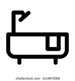 bathtub icon isolated sign symbol vector illustration - high quality black style vector icons
