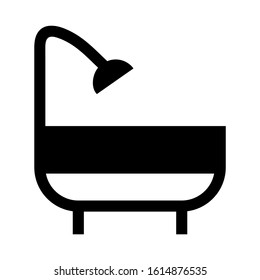 bathtub icon isolated sign symbol vector illustration - high quality black style vector icons
