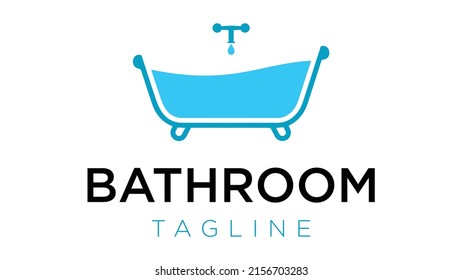 Bathtub Icon Logo Design Bathtub Vector Stock Vector (Royalty Free ...