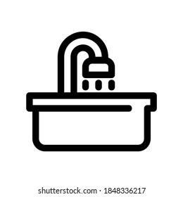 bathtub icon or logo isolated sign symbol vector illustration - high quality black style vector icons

