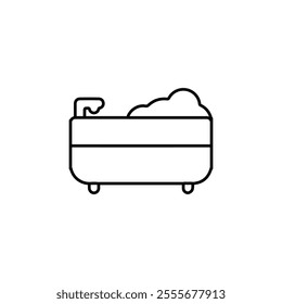 bathtub icon set vector art