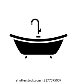 Bathtub icon. Bathtub symbol trendy design template. vector illustration