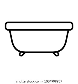 Bathtub Icon vector