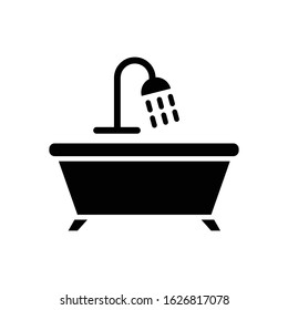 Bathtub icon vector design template ilustrasion