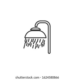 Bathtub Icon vector sign isolated for graphic and web design. Bathtub symbol template color editable on white background.