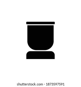 bathtub icon vector symbol of bathroom equipment