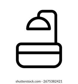 Bathtub Icon Vector Symbol Design Illustration