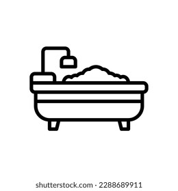 bathtub icon for your website design, logo, app, UI.